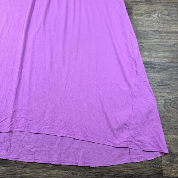 9Seed Lavender Cotton Gauze Long Tulum Tank Dress One Size - Picture 4 of 12
